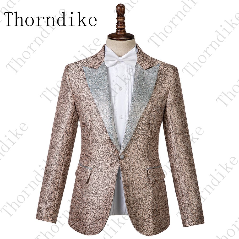 2020 Thorndike Luxury Blazer Latest Design Fashion Jacquard Print