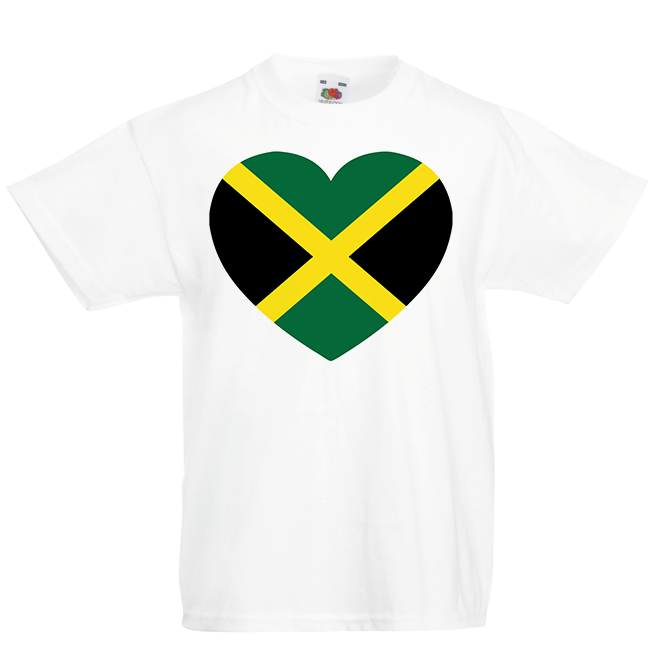 Jamaica Flag Children/'s Kids Childs T Shirt