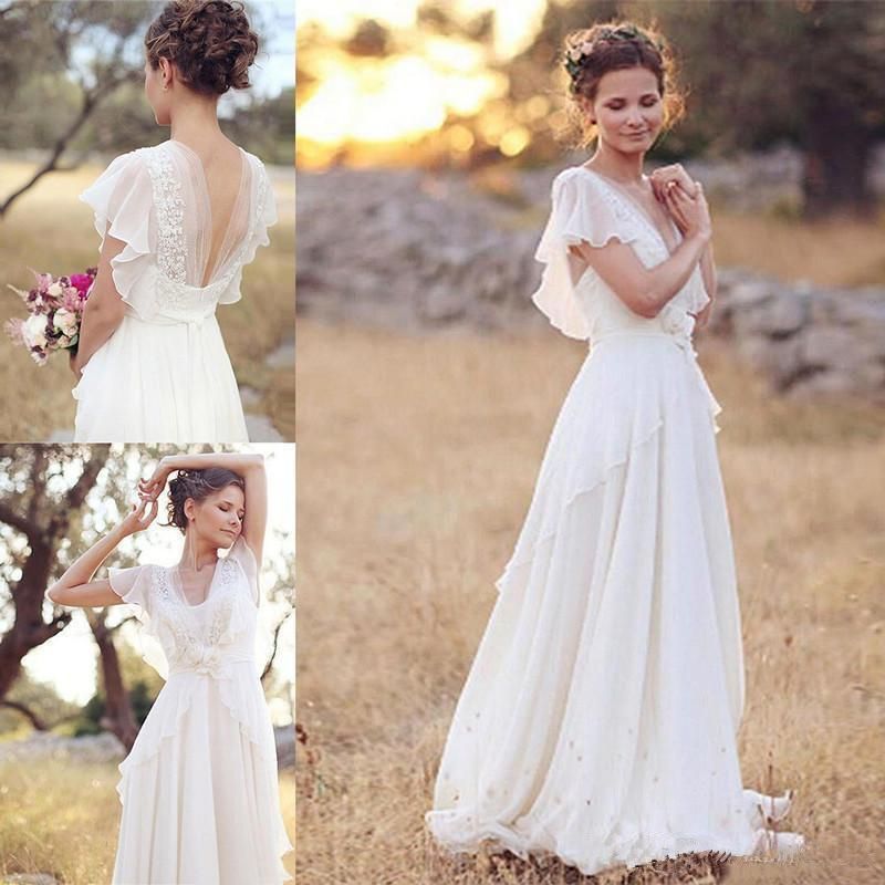 outdoor country wedding dresses