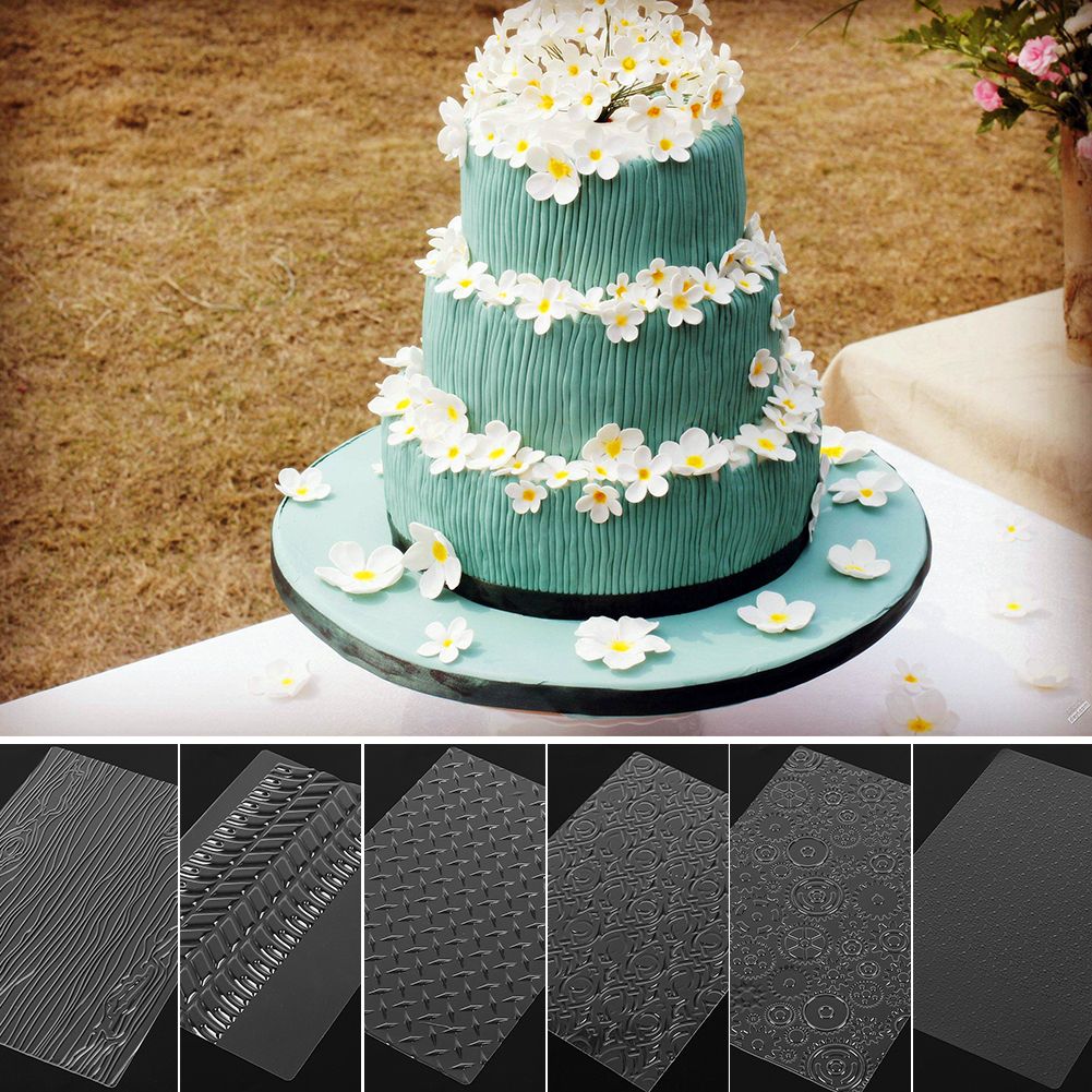 Acheter Pas Cher En Plastique Fondant Texture Tapis Pochoir Pour Biscuits De Gateau Modele De Pneu Decoration De Gateau Outil De Cuisson Gaufrage Pad Du 3 43 Fr Dhgate
