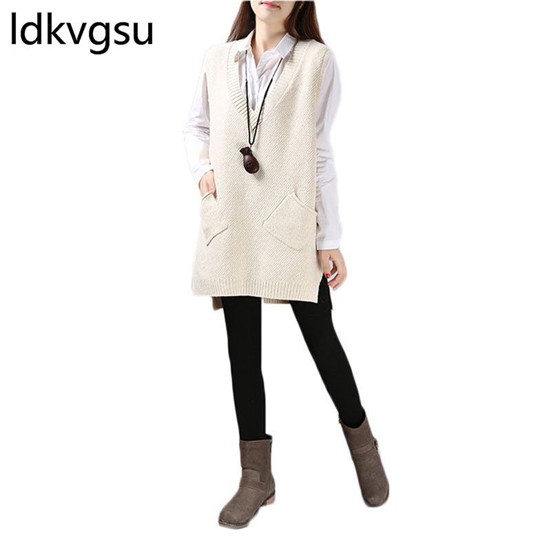 knitted vest dress