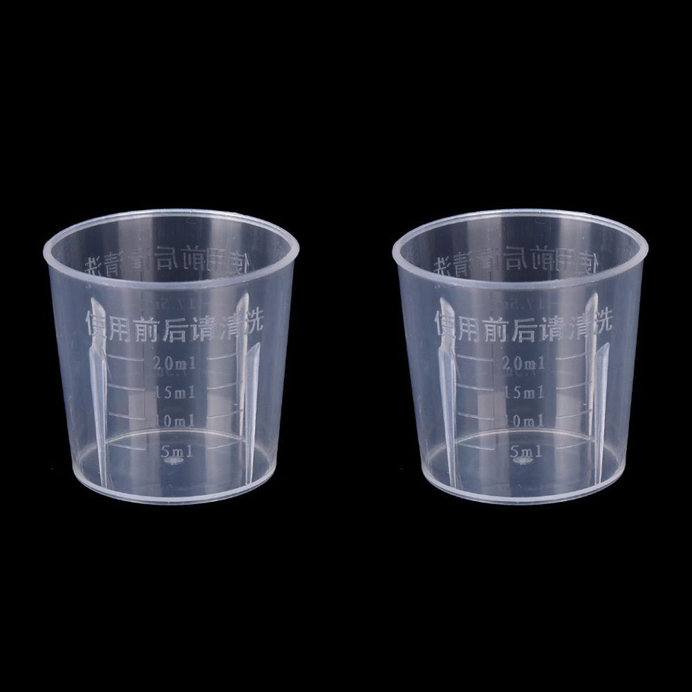Plastic 20 mL Measuring Cup