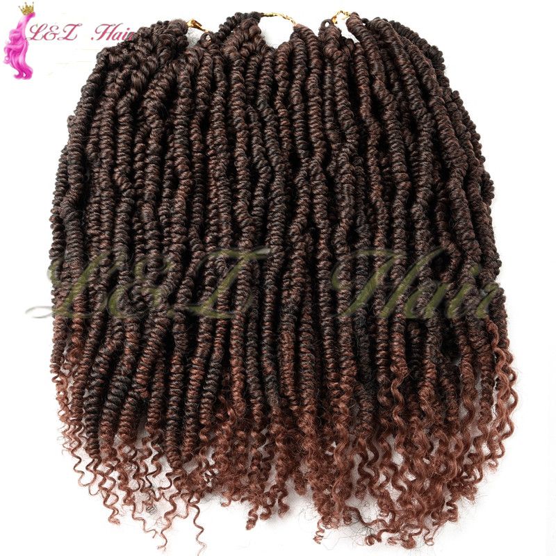 2019 12 Inch 24 Strands Nubian Twists Crochet Braids Spring Twist