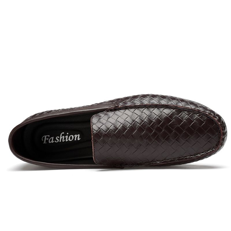 woven moccasins mens