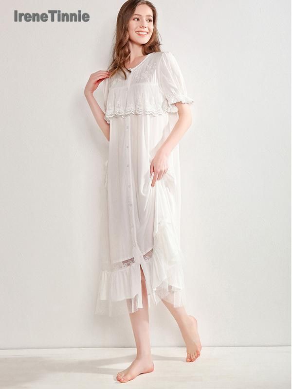 embroidered nightdress