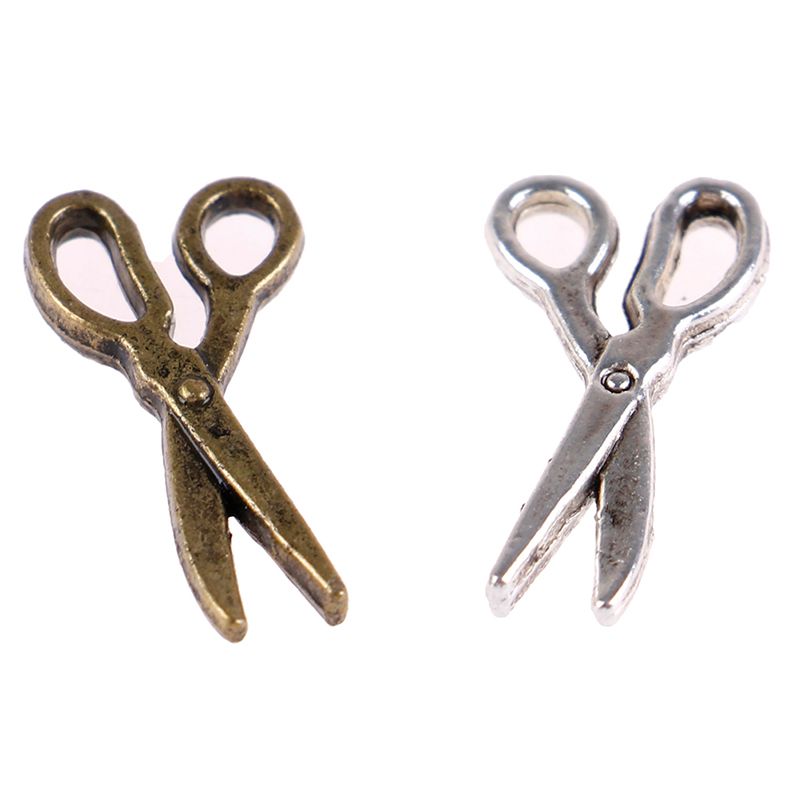 1:12 Dollhouse Miniature Simulation Mini Metal Scissors Model Toys ES