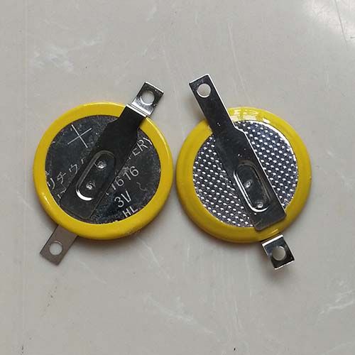 Soldering Weld Pins CR1616 Lithium Coin Cell Batteries With Tabs For