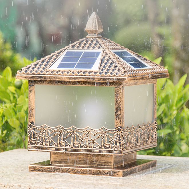 2020 Solar Power Post Lamps Bright Outdoor Waterproof Garden Lights Fancy Landscape Solar Lights Led Post Lighting Fixtures For Villa Deck Yark From Lamlux 170 15 Dhgate Com