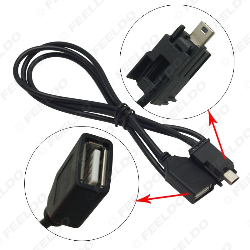 2020 Wholesale Car Audio Radio Usb To Mini Usb Port Switch Cable