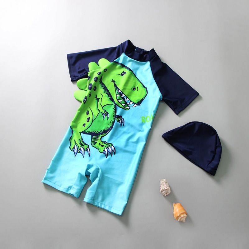 baby boy swimsuit with hat