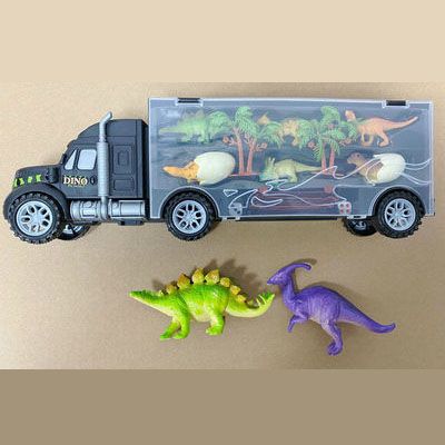 Los niños dinosaurio Juguetes Niños dinosaurio envase de transporte de  camiones Niño contenedor de almacenamiento de