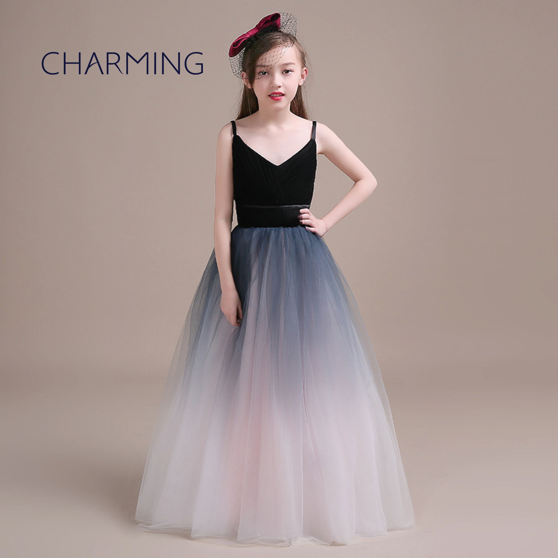 girls maxi party dress