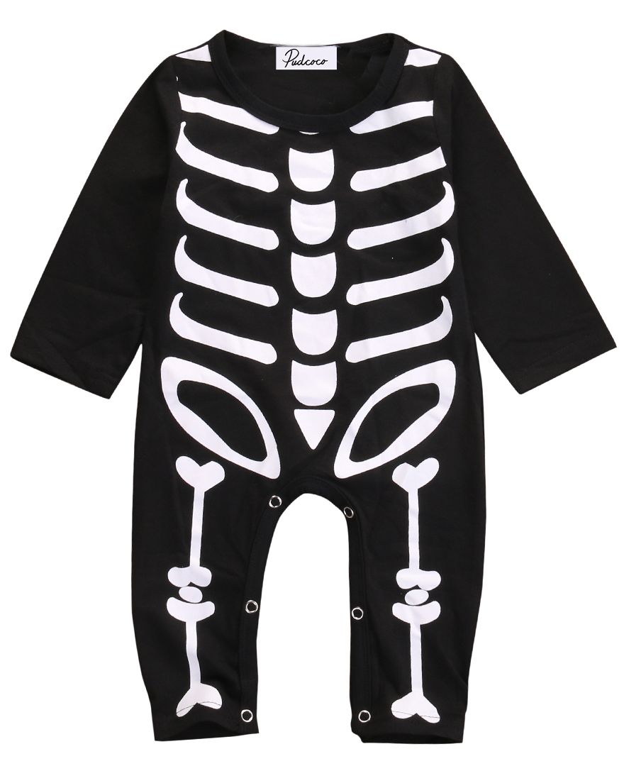newborn skeleton costume