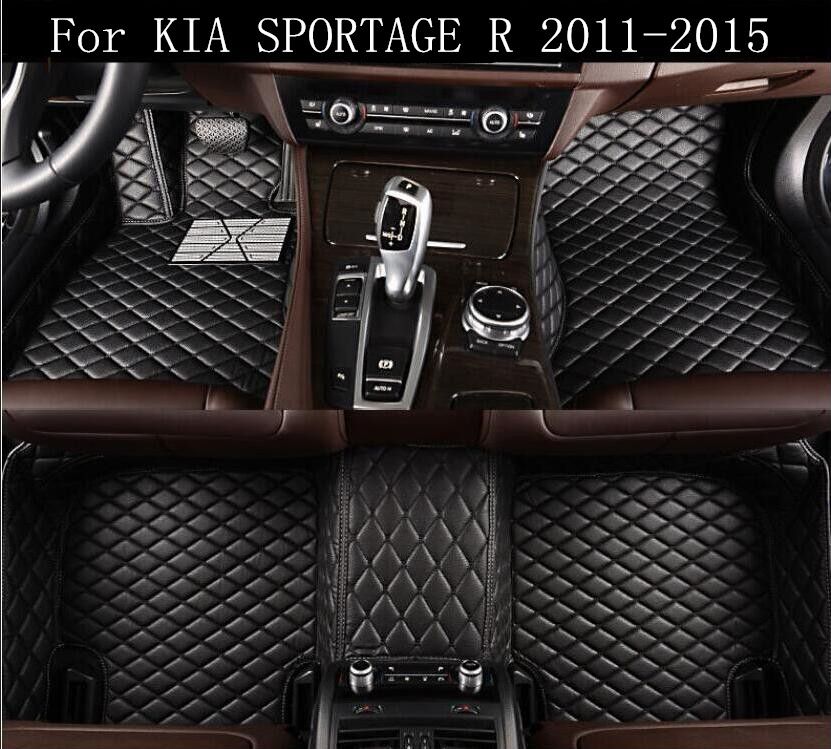 2019 Jinghang Car 3d Luxury Leather Car Floor Mats Fits For Kia