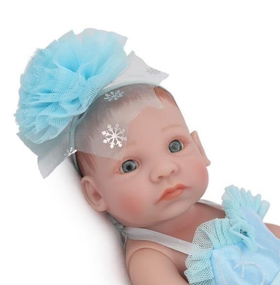 silicone sleeping cute baby doll