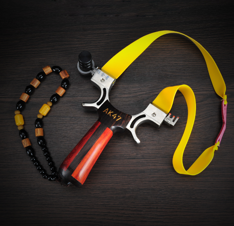 Hunting Slingshot Rubber Band Catapult Traditional Slingbow Archery Bow Shooting 