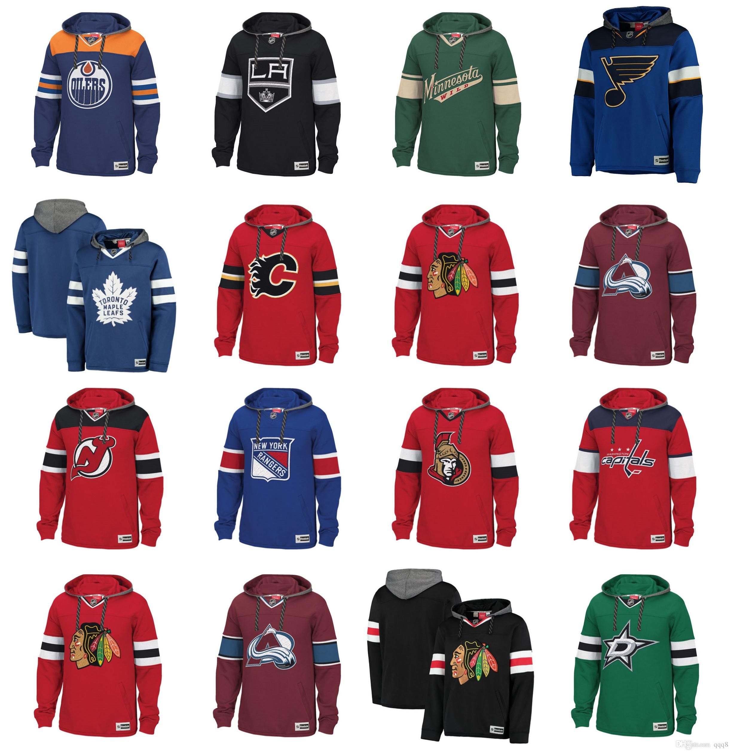 2020 Custom NHL Hockey Hoodie Pullover 