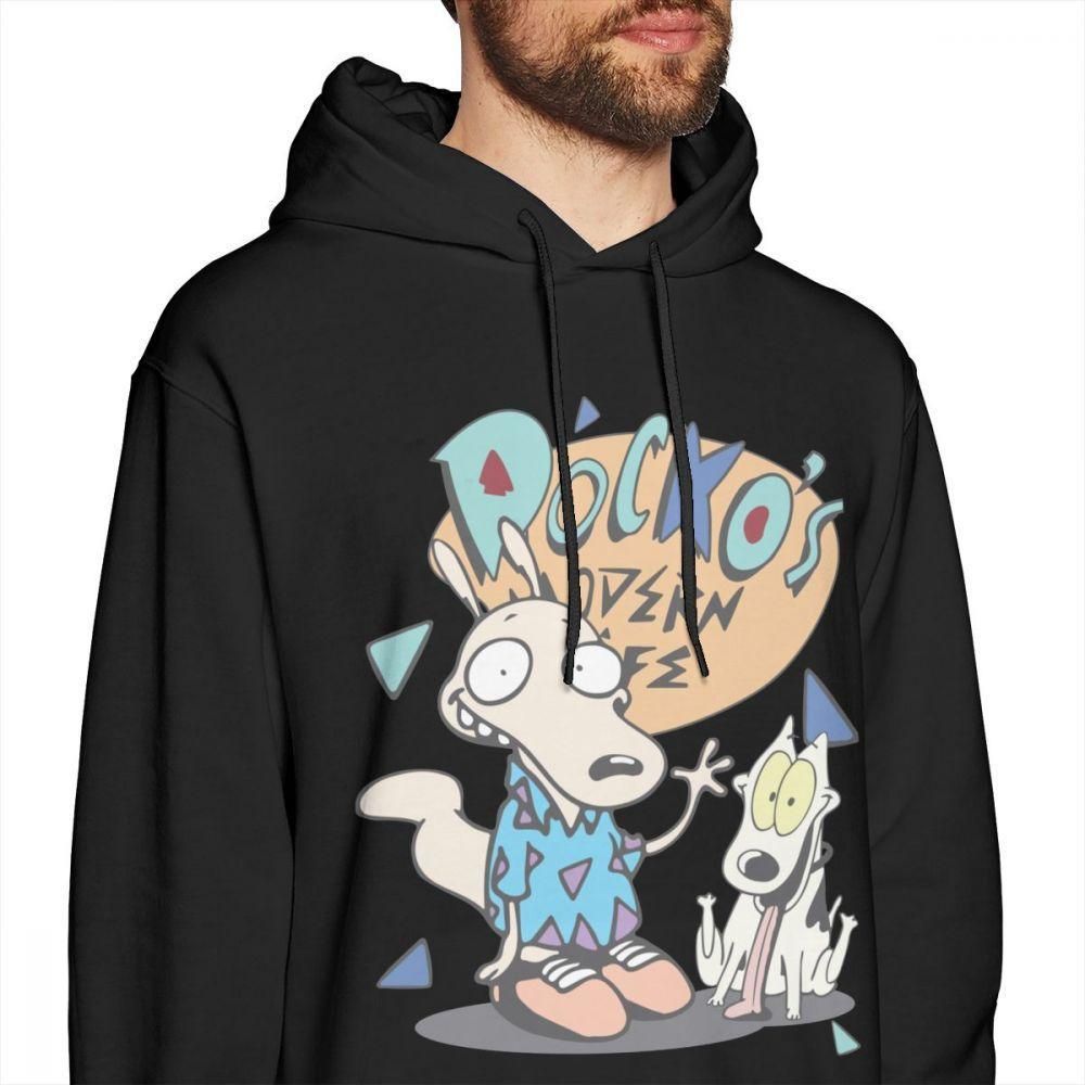 Nickelodeon Hoodie Роко S Современная Жизнь Толстовка Streetwear Мужчина  Пуловер Hoodie Long Winter Хлопок Прохладных Крупногабаритные Серая  Толстовка От 10 059 руб. | DHgate
