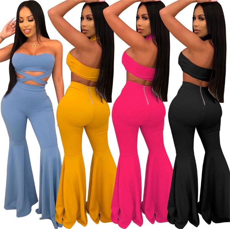 womens flared joggers