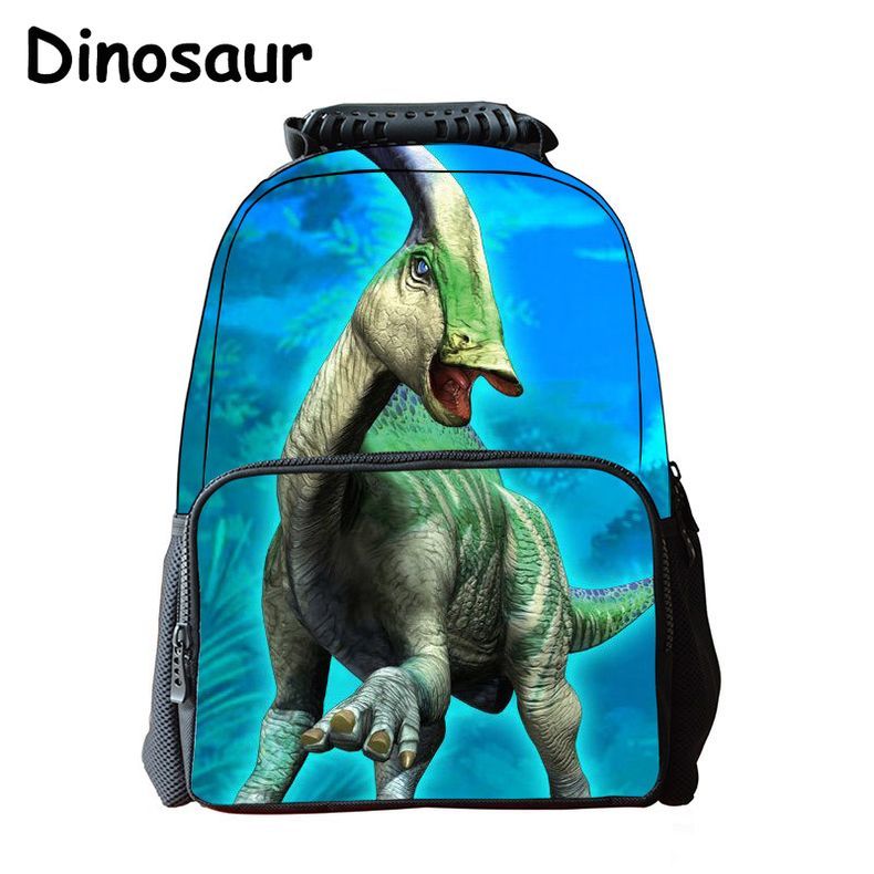 Latest Kid Backpack Dinosaur Printing Boy Schoolbag Casual Bookbag Children Gift