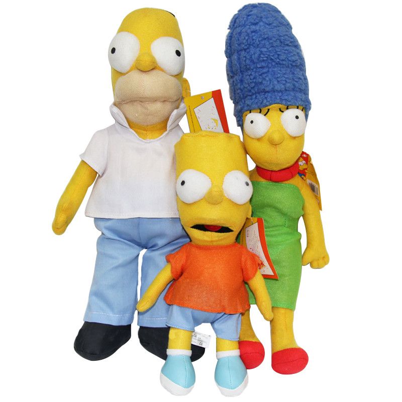 simpsons plush collection