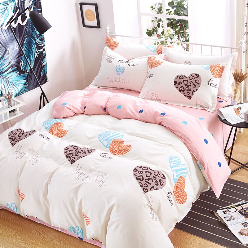 Cartoon Cotton Bedding Sets Bed Linens Children Adult Comforter