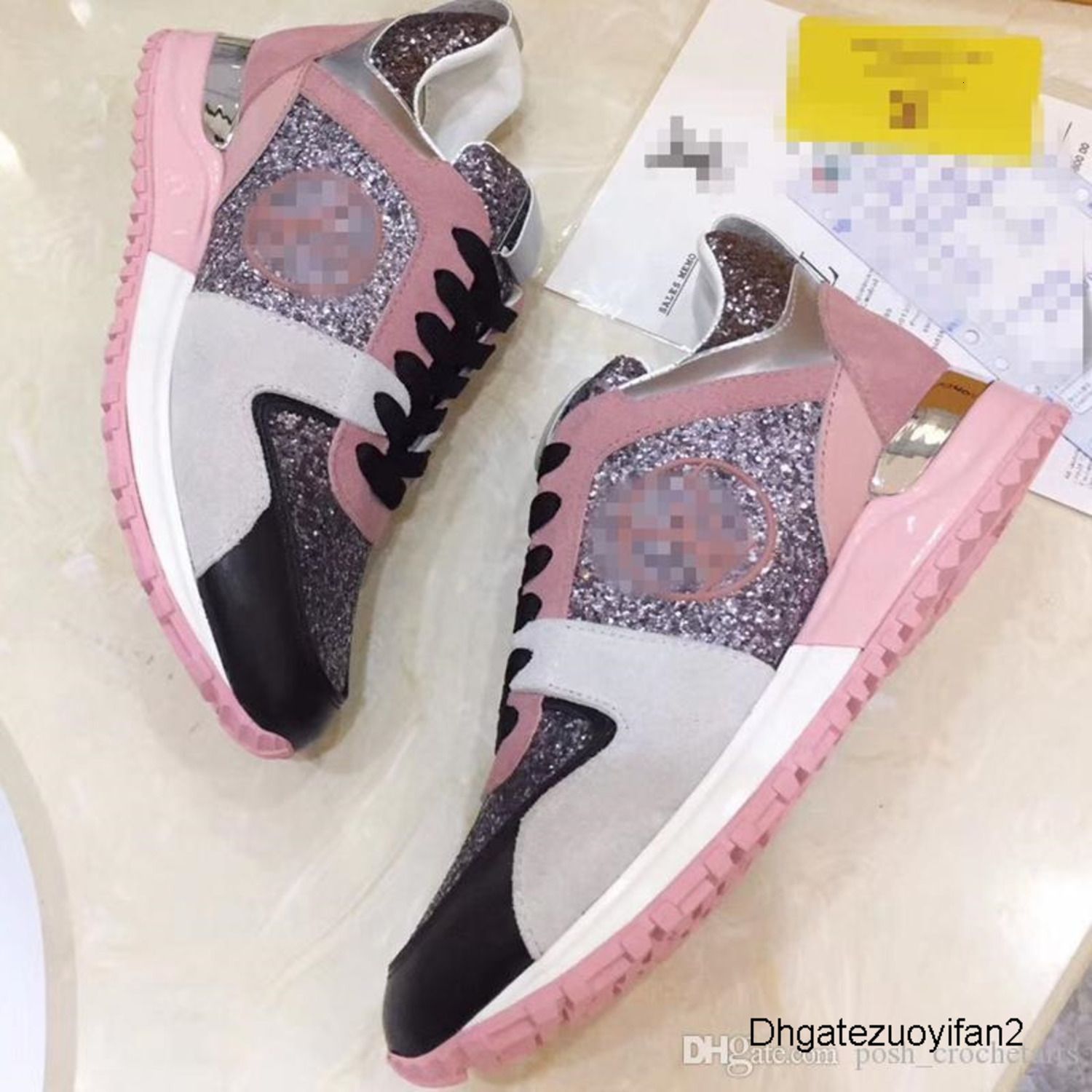 glitter designer sneakers