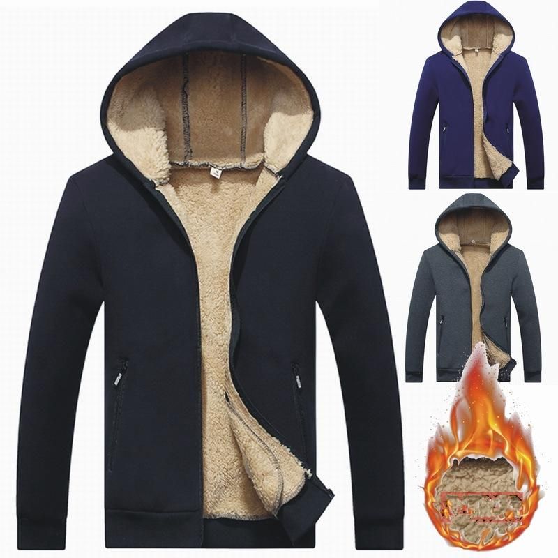 sherpa lined mens hoodies