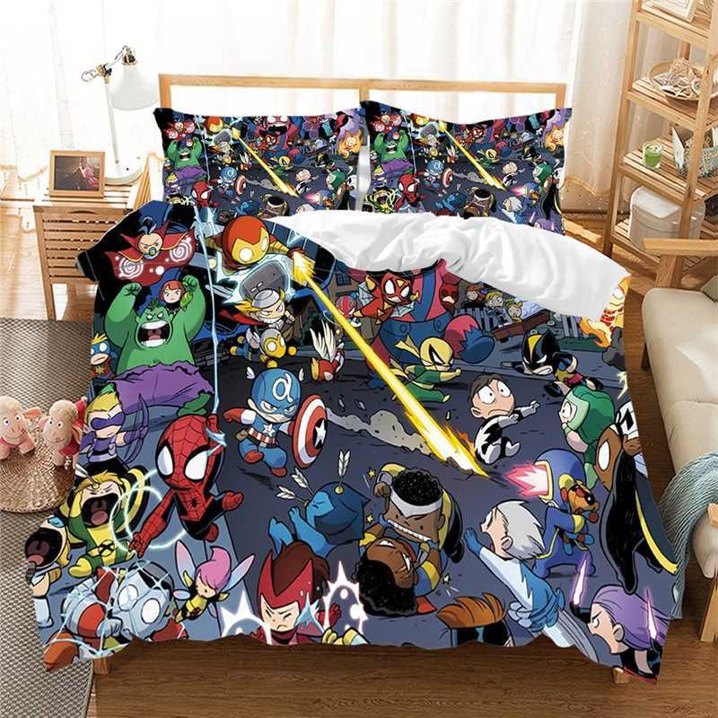 3d Cartoon Bedding Set The Duvet Covers Marvel Iron Man Thor