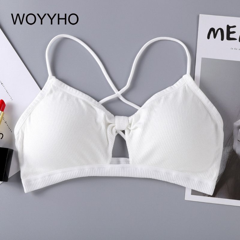 padded sports bra with thin straps