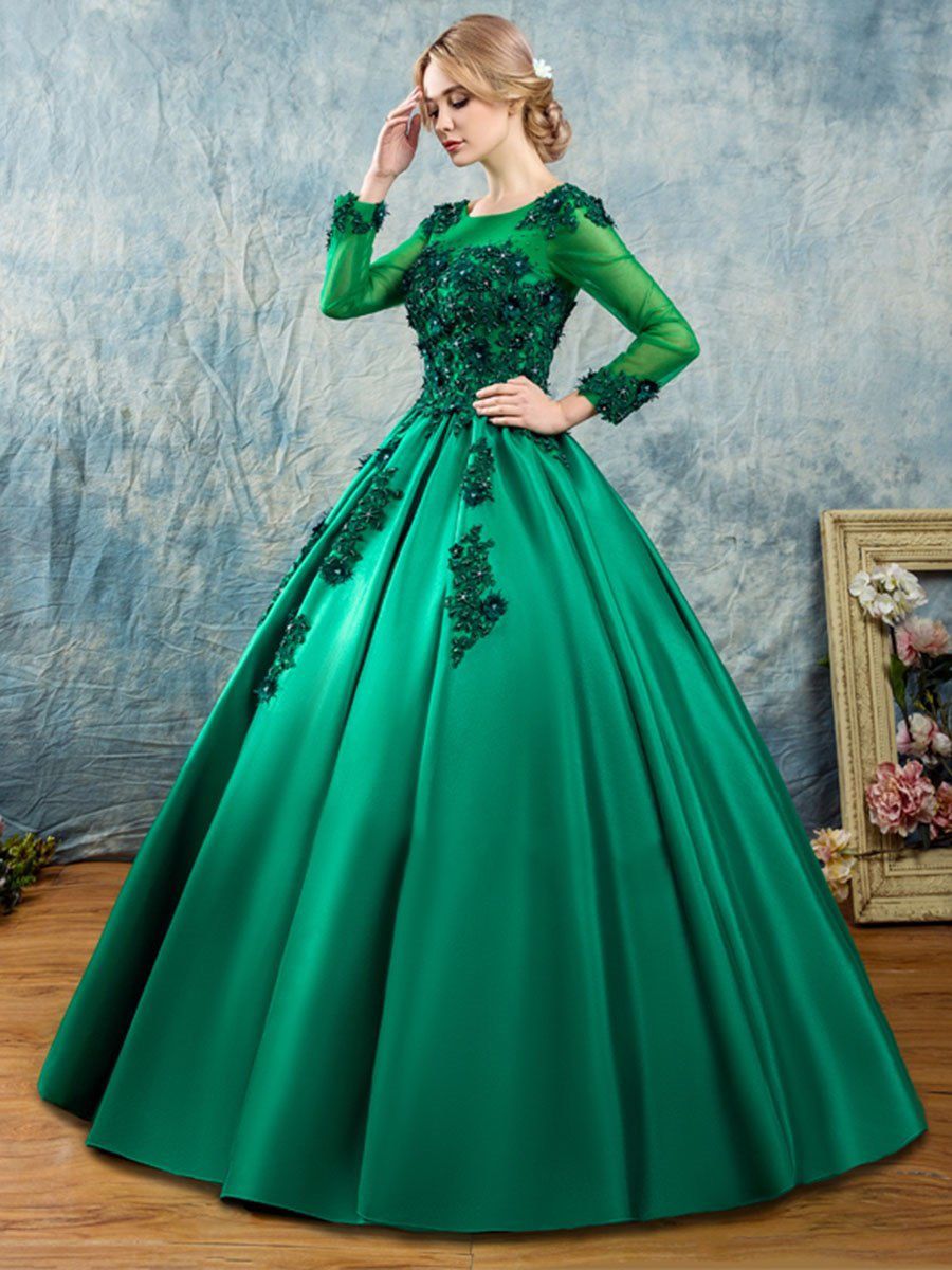 princesse robe verte