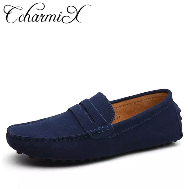 casual leather loafers