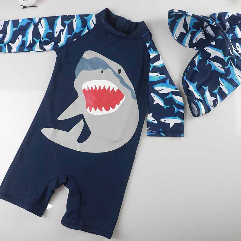 Acheter Upf50 One Piece Garcons Maillot De Bain Bleu Plage Maillot De Bain A Manches Longues Bande Dessinee Sports Maillot De Bain Bebe Garcon Enfants Maillots De Bain Enfants De 26