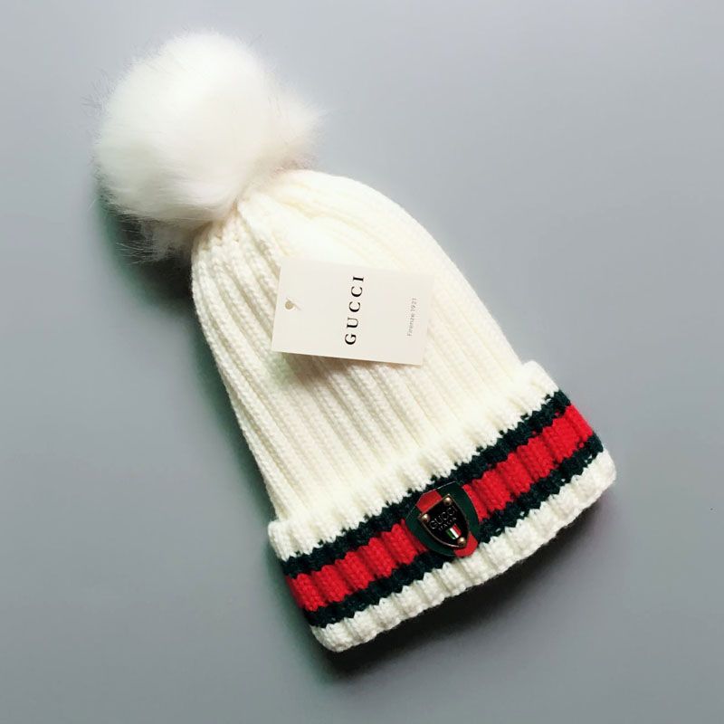 embroidered bobble hats