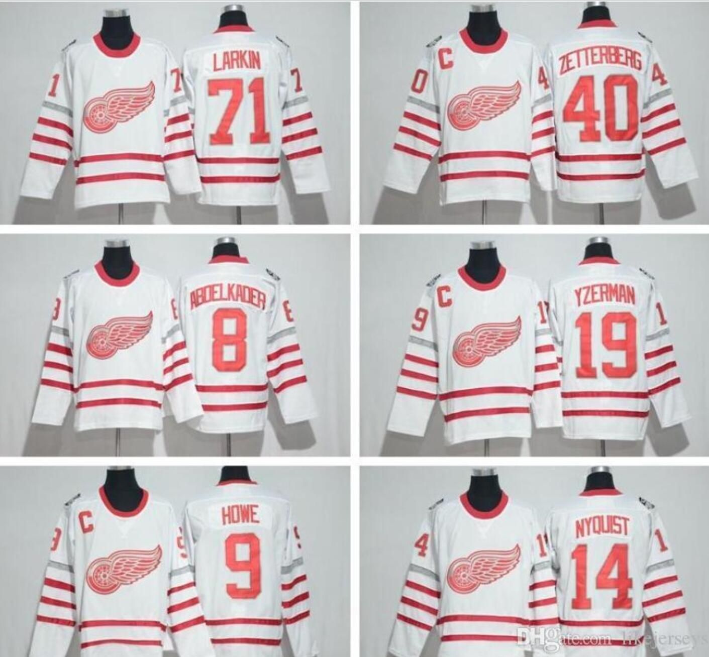 centennial red wings jersey