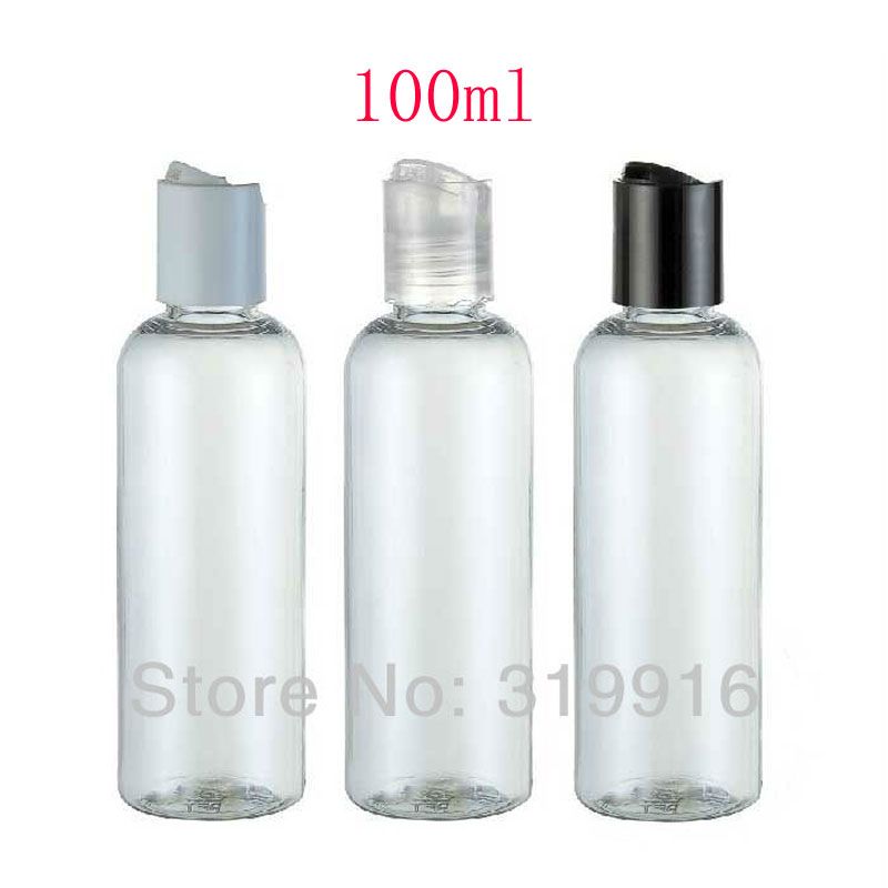 Compra 100 Ml X 50 Botellas De Loción Plásticas Transparentes De PET  Transparente Con Tapa De Tapa De Prensa Para Viajar, Embalaje Cosmético De  Botellas De Champú Barato | Entrega Rápida Y
