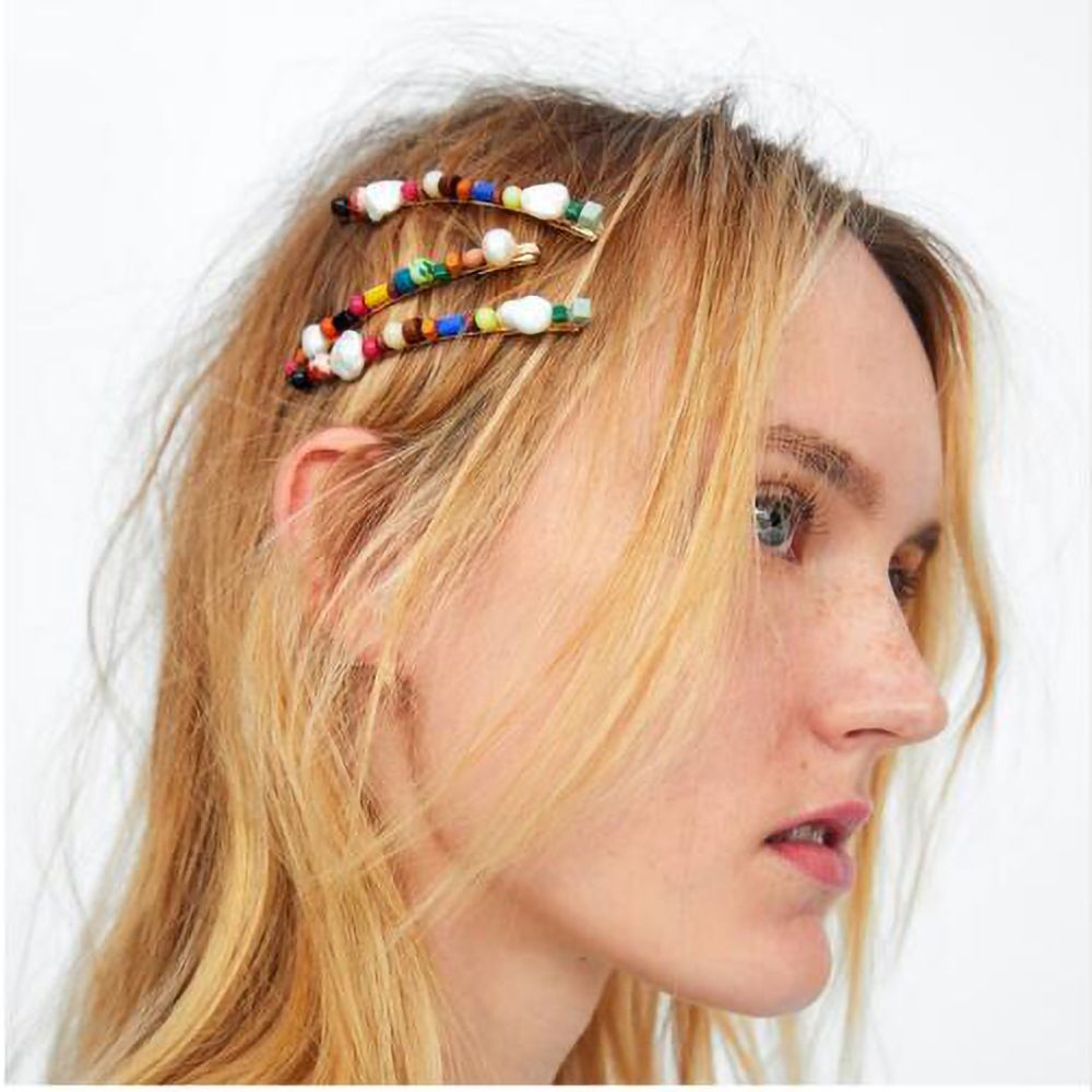 2019 Women Hairpins Hair Clips Colorful Bobby Pins Side Bangs