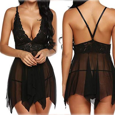 2021 3xl Plus Size Sexy Night Dress Robe Sexy Club Erotique Women Lingerie Sleepwear Babydoll Lace Robe Sexy Dress Erotic Club From Herish 11 45 Dhgate Com