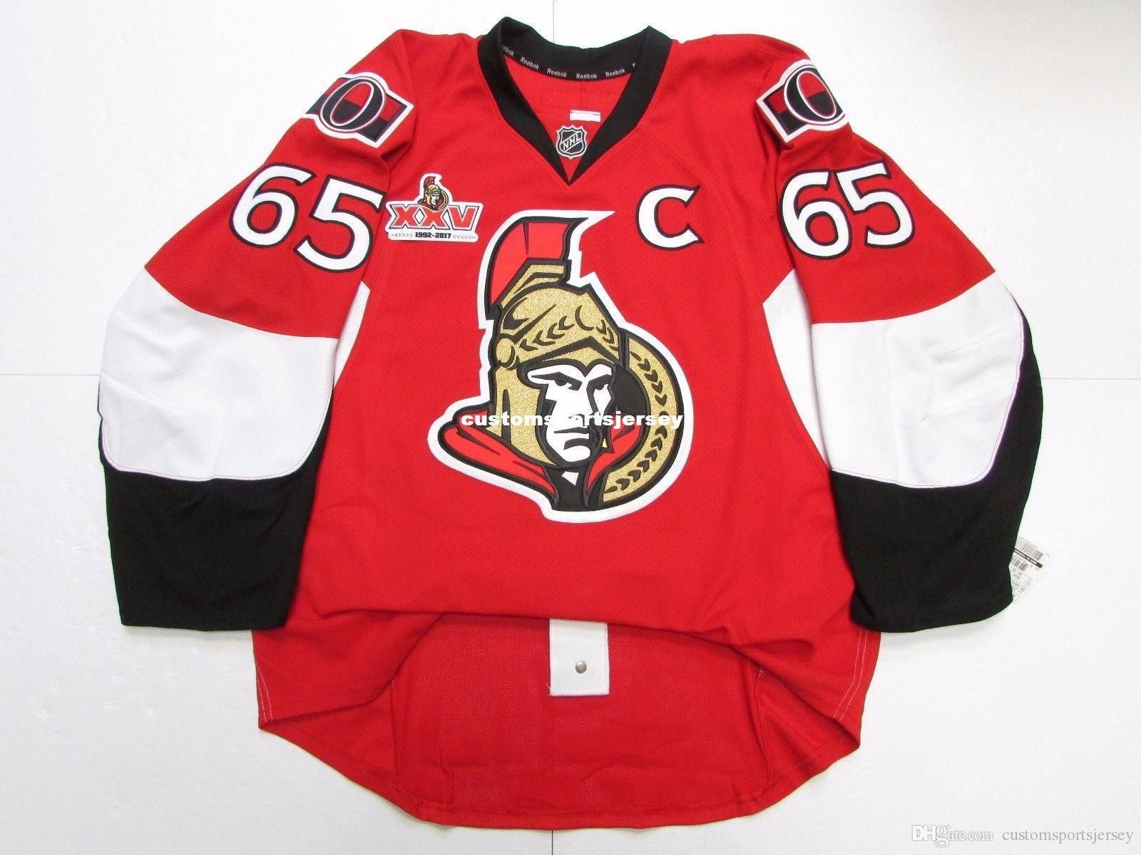 ottawa senators 25th anniversary jersey