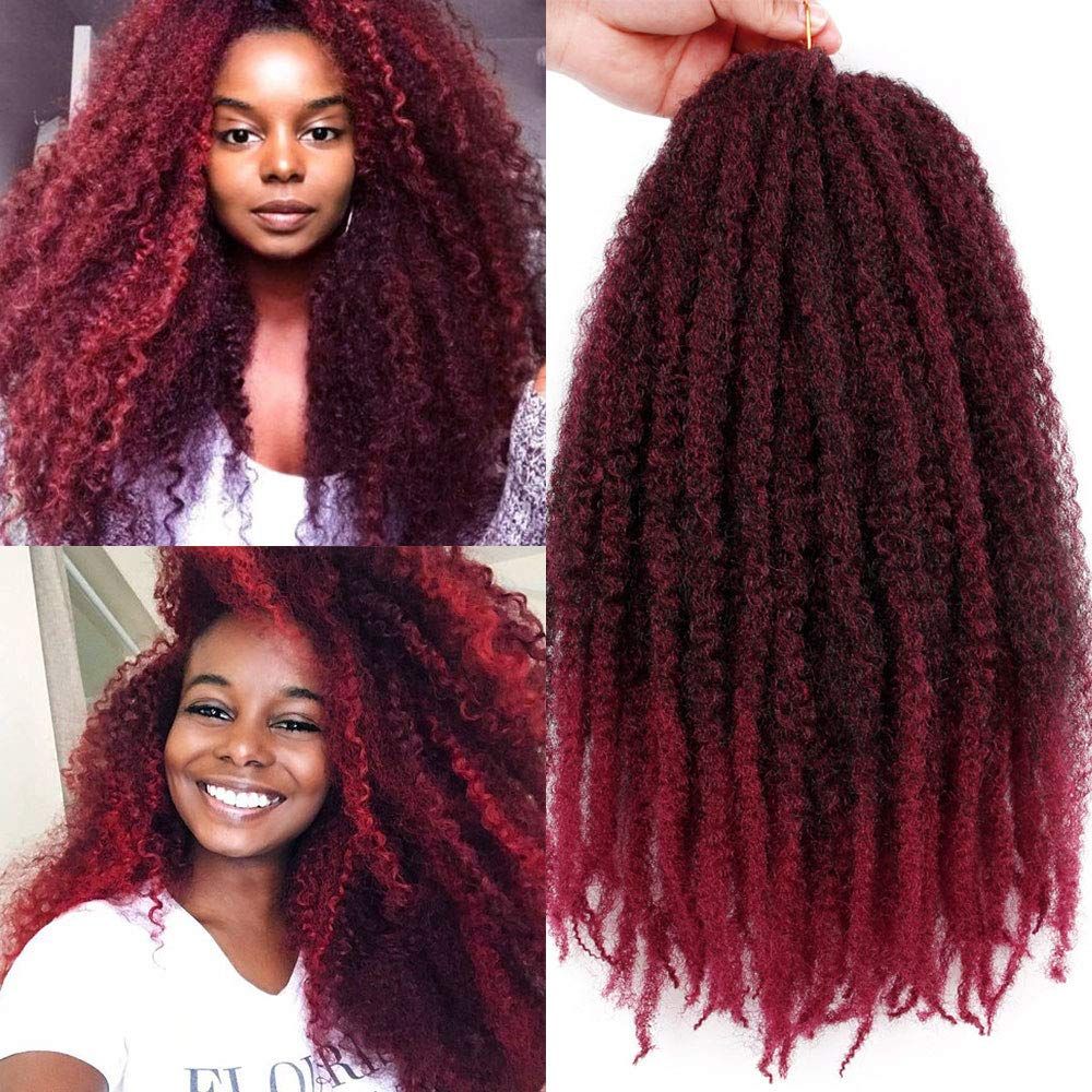 2019 18inch Marley Braids Twist Crochet Braiding Hair Ombre