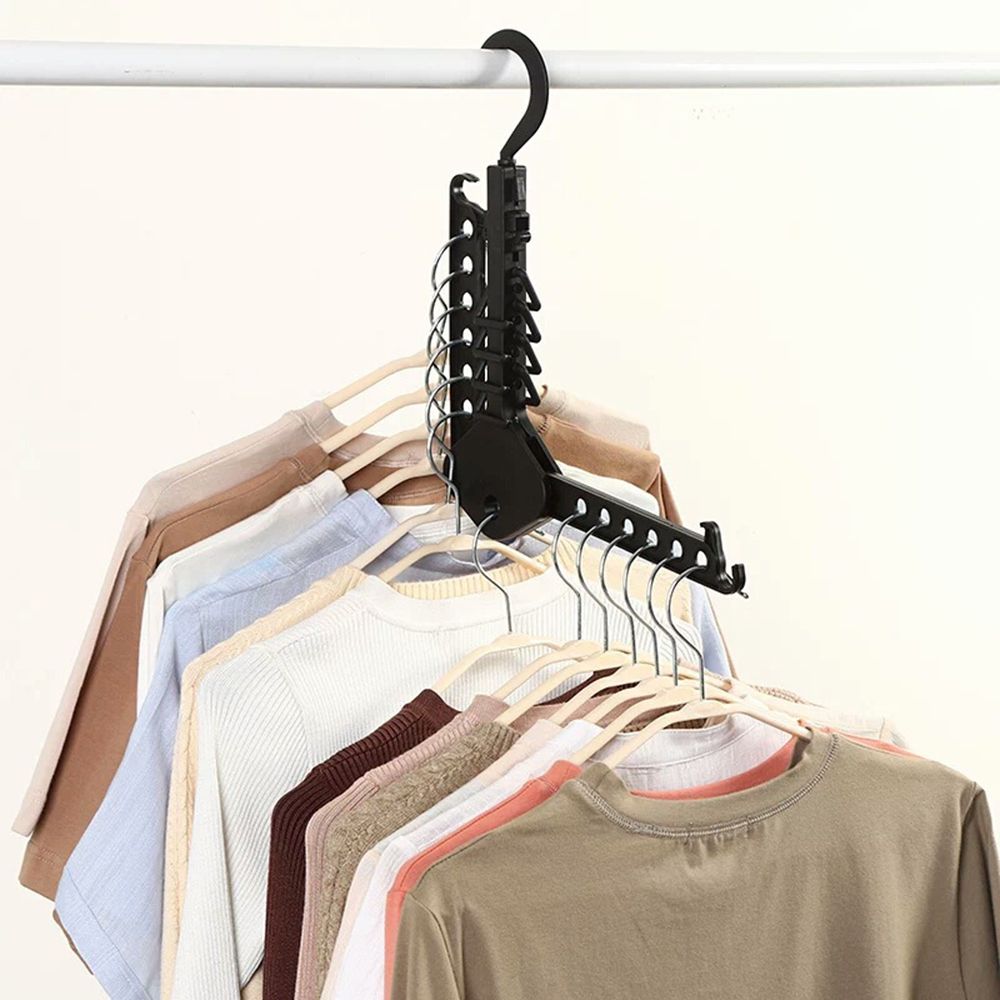 2020 Multifunctional Magic Hanger Rack Clothes Space Saver Folding