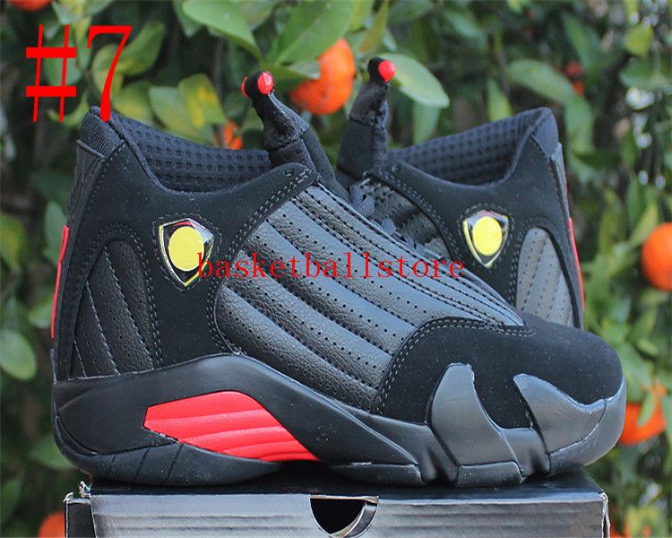 Alta Calidad Nike Air Jordan 14 Retro 14 S Negro Dedo Del Pie Fusion  Varsity Rojo Gamuza Trueno Hombres Zapatos De Baloncesto Last Shot DMP  Candy Cane Sneakers Por Basketballstore, 36,81 € | Es.Dhgate.Com