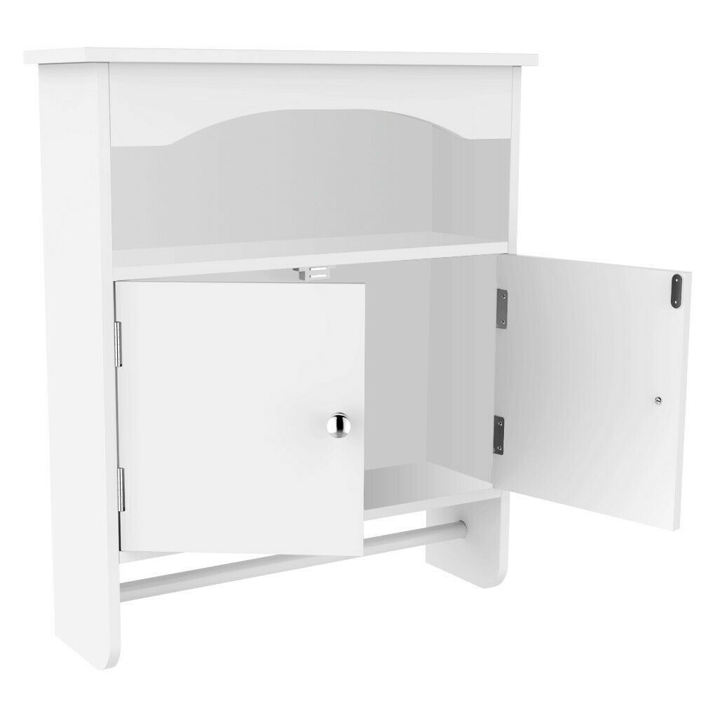 2020 Best Choice Products Double Doors Bathroom Wall Storage Cabinet White From Xuhao998 33 75 Dhgate Com