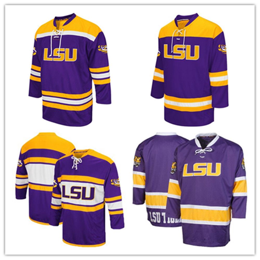custom stitched lsu jersey