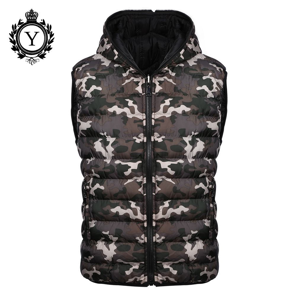 camo sleeveless jacket