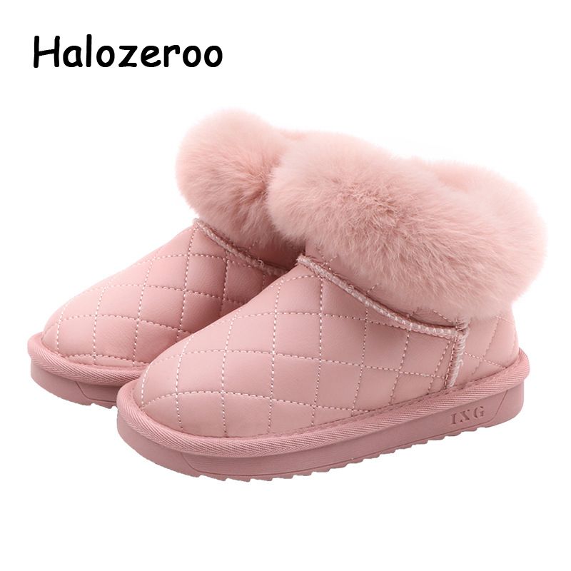 New Winter Kids Fur Snow Boots Baby Girls Casual Ankle Boots