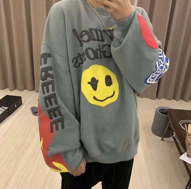 lucky me i see ghosts hoodie green