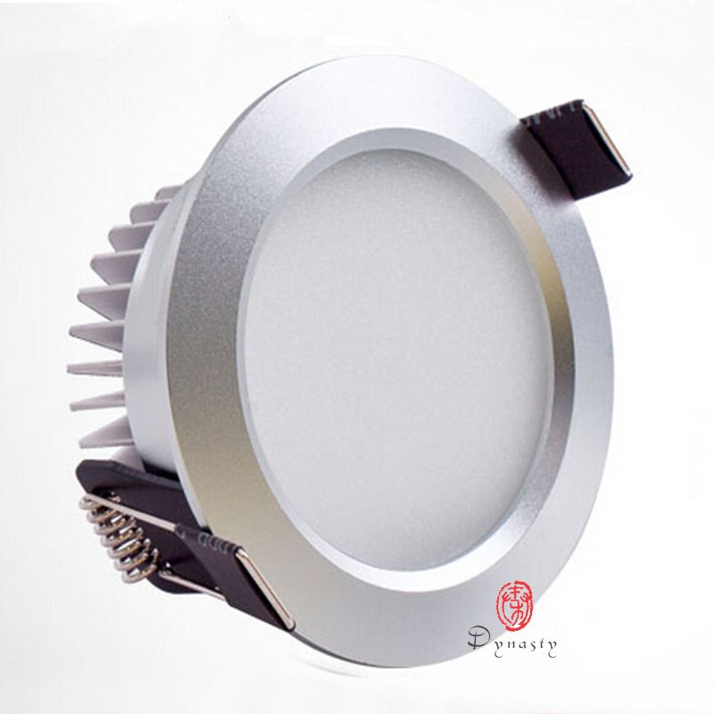 New Led Down Lights Aluminum High Quality Conceal Ceiling Lights Recessed Super Brightness Home Hotel Project Dynasty Lighting Halogen Downlights