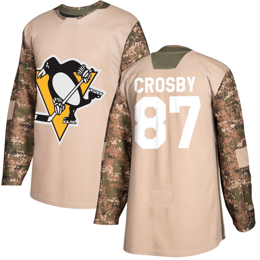 pittsburgh penguins camo jersey auction