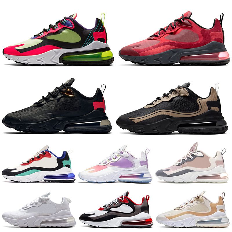 Acquista Nike Air Max 270 React Vendita Calda 27c Reagire Donna Uomo Scarpa Running Candeggiati Corallo Rosa Brillante Mens Preparatori Atletici Scarpe Da Tennis Sport 36 45 A 16,7 € Dal Jumpman45_store | DHgate.Com